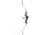 AMS Water Moc Sport Kit Includes 45# Water Moc Recurve Bow w/ String Things, Retriever Sport Bowfishing Reel and Zip Rest, B745-RH