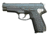 Arcadia Machine &amp; Tool On-Duty Pistol, 9mm Luger, 4.5in barrel, anodized aluminum frame, black carbon fiber grip, recoil operated semi-automatic, fixed white 3-dot, 15 round magazine, AMTONDUTY9MM4.51FRRMPG