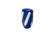 Anarchy Bolt Knob Fluted Two Tone, 5/16x24, Blue TBK-FL-2BLU