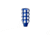 Anarchy Bolt Knob Grenade Two Tone, 5/16x24, Blue ABK-GRN-BLU