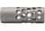 Anarchy Outdoors Full Port Muzzle Brake, .30 cal, 1/2x28, Matte Silver, 791617486409