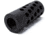 Anarchy Outdoors RPR Rimfire Bull Barrel Full Port Muzzle Brake, .22 Caliber, 1/2x28 Thread, 0.86 in OD, Black, 791617486201