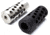 Anarchy Outdoors RPR Rimfire Bull Barrel Full Port Muzzle Brake, .22 Caliber, 1/2x28 Thread, 0.86 in OD, Black, 791617486201