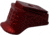 Anarchy Outdoors Ruger American Compact 9mm Grip Extension/Pinky Rest, Red, 791617486515