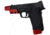 Anarchy Outdoors Smith &amp; Wesson M&amp;P Shield 9mm Grip Extension w/ Pinky Rest, Red, 791617487062