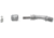 Anarchy Outdoors Tikka T1x Threaded Adjustable Bolt Handle Upgrade, Right Hand, Silver, 791617485068
