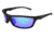 Angler Eyes Croaker Sunglasses, Matte Black Frame, Smoke Polarized with Blue Mirror Flash Lens, Polarized, 10222143.FGX