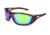 Angler Eyes Splitfin Sunglasses, Demi Frame, Smoke Polarized with Green Mirror Flash Lens, Polarized, 10232953.FGX