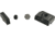 Angry Bear Arms Glock Bear Bones Blank Pistol Sights, Low Profile, Large Frame, Black, ABA146