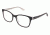 Ann Taylor AT323 Progressive Prescription Eyeglasses - Frame BLACK/WHITE, Size 51/18mm TYAT32301