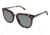 Ann Taylor AT510 Sunglasses - Frame Navy Tort/Gunm, Lens Color Solid Dark Grey, Size 55/20mm TYAT51003