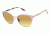 Ann Taylor ATP907 Sunglasses - Frame MT.BLUSH/HAVANA, Lens Color Dark Brown Gradient, Size 51/17mm TYATP90702