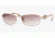 Anne Klein AK4126 SV Prescription Sunglasses - Light Gold Brown Gradient Frame / 55 mm Prescription Lenses, 353-64-5517