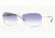 Anne Klein Bifocal Sunglasses AK4124 with Lined Bi Focal Rx Prescription Lenses, Silver Frame / 58 mm Prescription Lenses