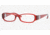 Anne Klein AK8085 Bifocal Eyeglasses - Sheer Red Demo Lens Frame / 52 mm Prescription Lenses, 905-5215