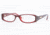 Anne Klein Eyeglasses AK8060 with Lined Bifocal Rx Prescription Lenses 163-5016 - Red Stripe 