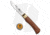 Antonini Knives Old Bear Classical Large Folding Knife, 3.375in, 420 Stainless Steel, Clip Point Blade, American Walnut Wood Handle, Steel/Wood, 8.375in, BHQ-31043