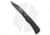 Antonini Knives Old Bear Classical Total Black XS Folding Knife, 2.50in, 420 Stainless Steel, Clip Point Blade, Wood Black Handle, Black/Wood, 6.00in, BHQ-124750