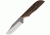 Anza 6.5 Inch Fixed Blade Knife, Amber Bone, Leather Belt Sheath, 3 Inch Blade AZWK2AJB