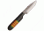Anza 6.75 Inch Fixed Drop Point Blade Knife, Micarta, Leather Belt Sheath AZNAM2M