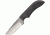 Anza 7.75 Inch Fixed Blade Knife, Micarta, Brown Leather Belt Sheath AZJWK3M