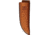 Anza Micarta Clip Point Fixed Blade Knife, 6.5in Overall, 2.75in Stainless Steel Clip Point Blade, Black Micarta Handle, Brown Leather Belt Sheath, WKR2 M