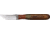 Anza Small Hunter Knife, 6 1/4 Blade, Laminated plastic impregnated wood handle AZ404