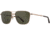AO Airman Sunglasses - Mens, Light Bronze, Calobar Green AOLite Nylon Lenses, Light Bronze / Calobar Green Polarized Lens, 56-15-145, AIR456STTOGNN-P