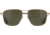 AO Airman Sunglasses - Mens, Light Bronze, Calobar Green AOLite Nylon Lenses, Light Bronze / Calobar Green Polarized Lens, 56-15-145, AIR456STTOGNN-P