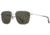 AO Airman Sunglasses - Mens, Silver, Calobar Green AOLite Nylon Lenses, Silver / Calobar Green Polarized Lens, 56-15-145, AIR356STSMGNN-P