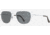 AO Checkmate Sunglasses - Mens, Silver Frame, True Color Gray AOLite Nylon Lenses, 56-21-145, CHE356STSMGYN