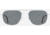 AO Checkmate Sunglasses - Mens, Silver Frame, True Color Gray AOLite Nylon Lenses, 56-21-145, CHE356STSMGYN