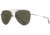 AO Fletcher Sunglasses, Silver Frame, Calobar Green AOLite Nylon Lens - Polarized - 59-15-145, FLT359STSMGNN-P