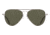 AO Fletcher Sunglasses, Silver Frame, Calobar Green AOLite Nylon Lens - Polarized - 59-15-145, FLT359STSMGNN-P