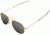 AO Flight Gear General Sunglasses, Bayonet, Gold Frame, Silver Mirror Lens, 58mm, 30514?