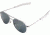 AO Flight Gear General Sunglasses, Bayonet, Silver Frame, CC Gray Poly Lens, 58mm, 30583