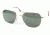 AO Original Pilot Sunglasses, Gold, Wire Spatula, Green Glass Lenses - 52mm G-TCGG-WS-52