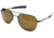 AO Original Pilot Sunglasses, Bayonet, Black Frame, Amber Glass Lens, 52mm, 30165