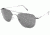 AO Original Pilot Sunglasses, Matte Chrome, Wire Spatula, Gray Glass Lens, 52mm MC-TCG-WS-52