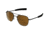 AO Original Pilot Sunglasses, Bayonet, Black Frame, HC Amber Poly Lens, 52mm, 30027