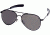 American Optical Flight Gear General Series Sunglasses Black Frame True Color Gray Glass Lens Bayonet Temples