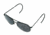AO General Sunglasses, Black, Gray Glass Lens, Comfort Cable, 52mm B-TCG-CC-52