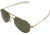 AO General Sunglasses, Gold, Bayonet, Green Glass Lenses, 52mm G-TCGG-BNT-52