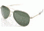 AO General Sunglasses, Gold, Bayonet, Green Glass Lenses, 58mm G-TCGG-BNT-58