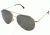 AO General Sunglasses, Gold, Gray Poly Lens, Wire Spatula, 52mm G-CCP-WS-52