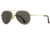AO General Sunglasses, Gold, True Color Gray AOLite Nylon Lenses, Polarized, 55-14-140 B47, GEN155STTOGYN-P
