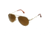 AO General Sunglasses, Gold, Wire Spatula, Amber Poly Lens, 52mm, Polarized G-PHCAP-WS-52
