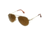 AO General Sunglasses, Gold, Wire Spatula, Amber Poly Lens, 58mm, Polarized G-PHCAP-WS-58