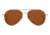 AO General Sunglasses, Rose Gold, Cosmetan Brown AOLite Nylon Lenses, Polarized, 55-14-140 B47, GEN555STCLBNN-P