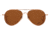 AO General Sunglasses, Rose Gold, Cosmetan Brown SkyMaster Glass Lenses, 55-14-140 B47, GEN555STCLBNG
